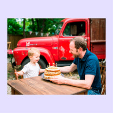 Load image into Gallery viewer, Funny Birthday Card for Dad with Vintage Truck with Dogs
